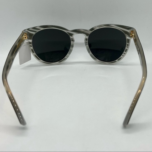 NEW Dolce & Gabbana 51mm Sunglasses Black Gray Striped Eyewear 100% Authentic - Picture 6 of 16